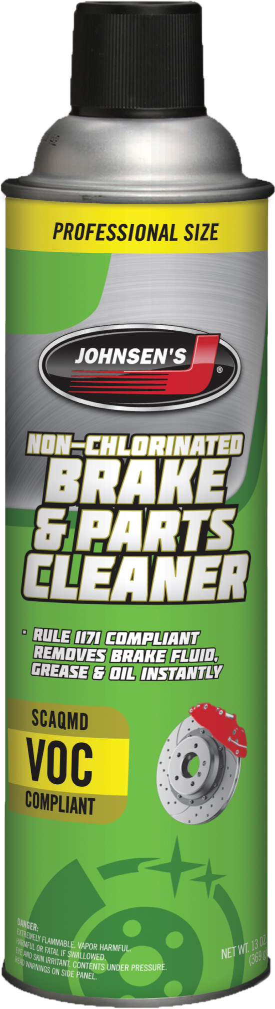 Johnsen's 13oz Non-Chlorinated Brake Cleaner 50 State Formula 2417C