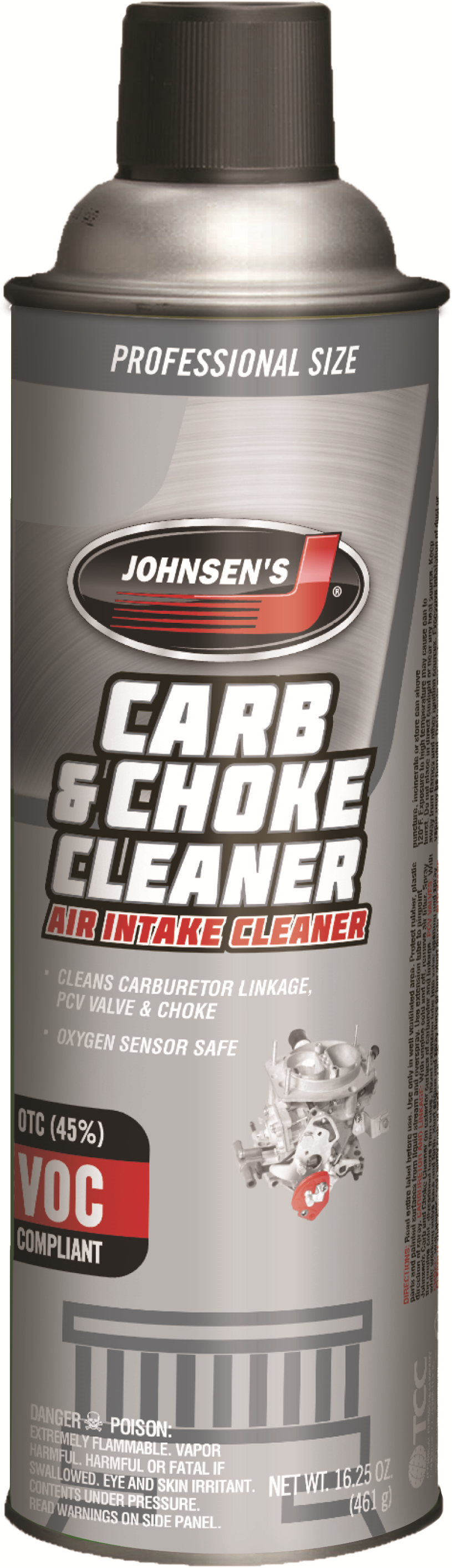 Johnsen's 13oz Non-Chlorinated Brake Cleaner 50 State Formula 2417C